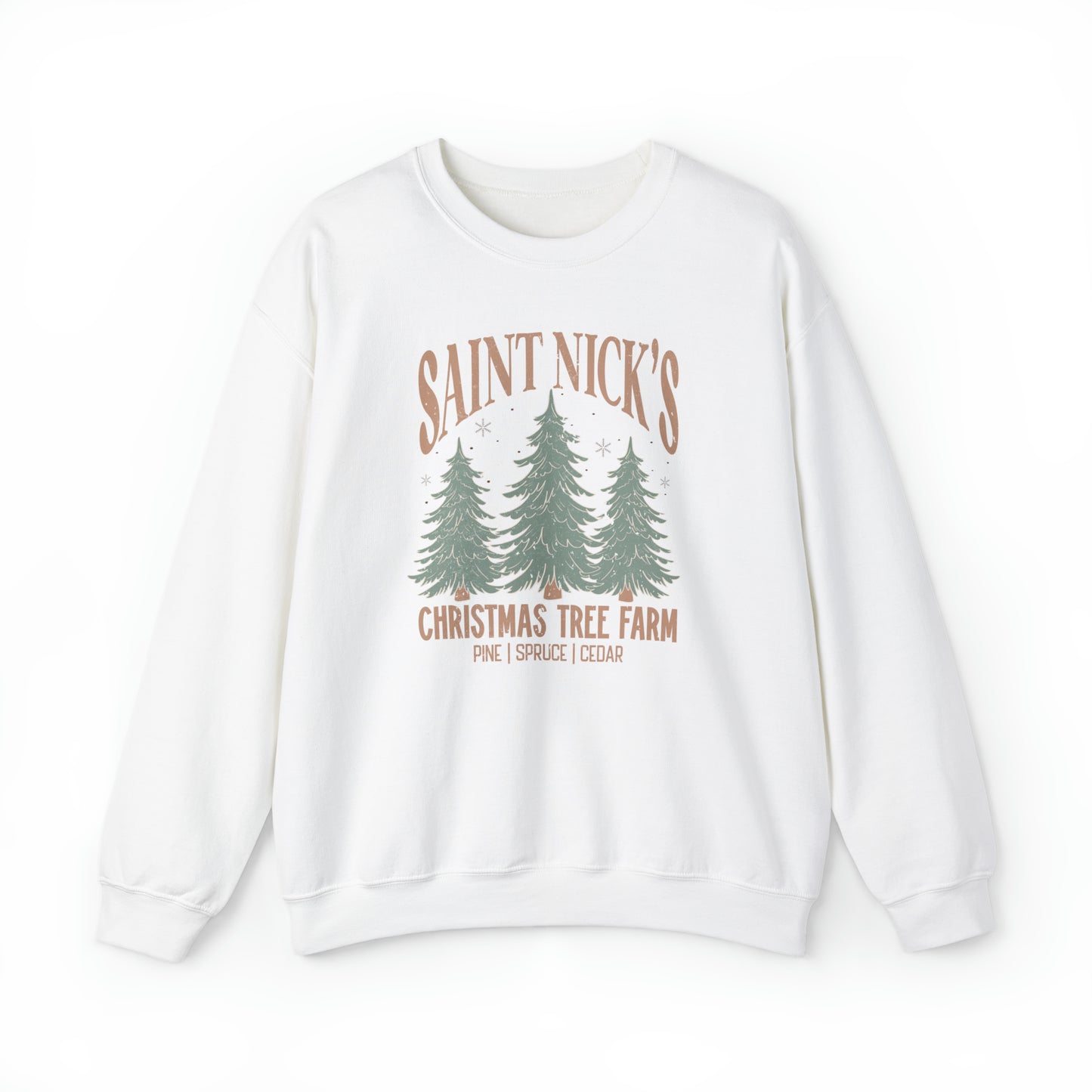 Saint Nick's Christmas Tree Farm Crewneck Sweatshirt
