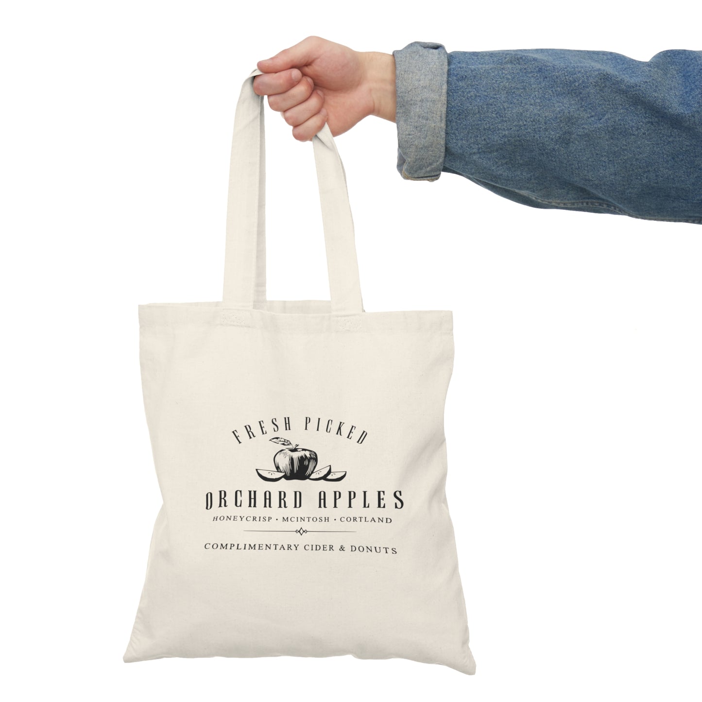 Fresh Picked Apples Natural Tote Bag