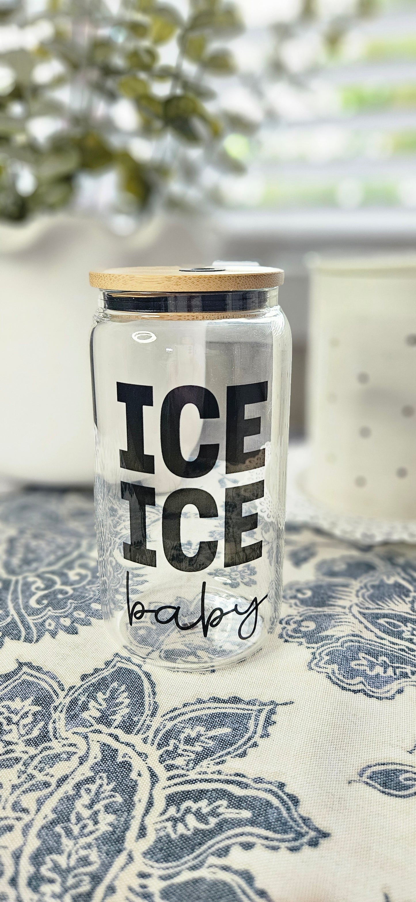 Ice Ice Baby Glass Tumbler