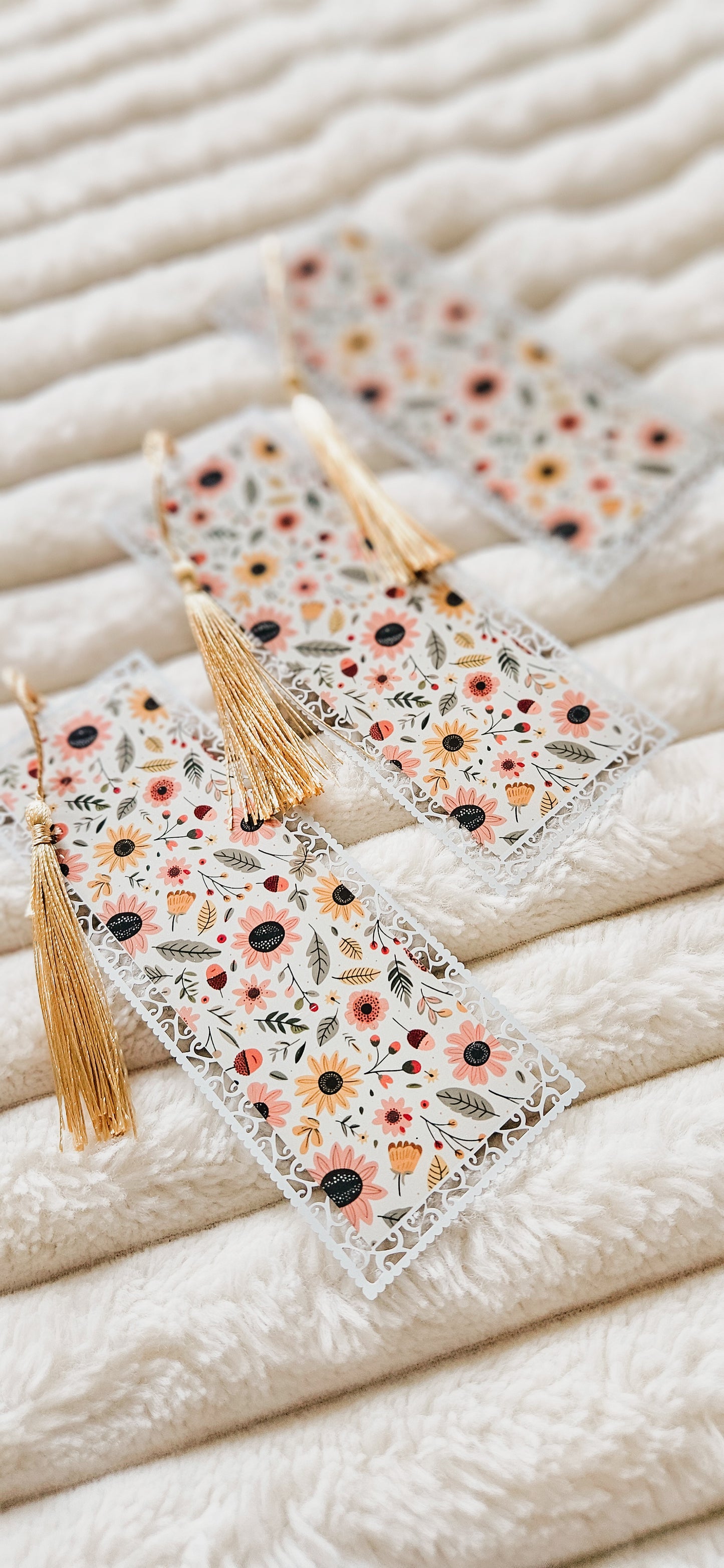 Bookmark - Cute Fall Floral