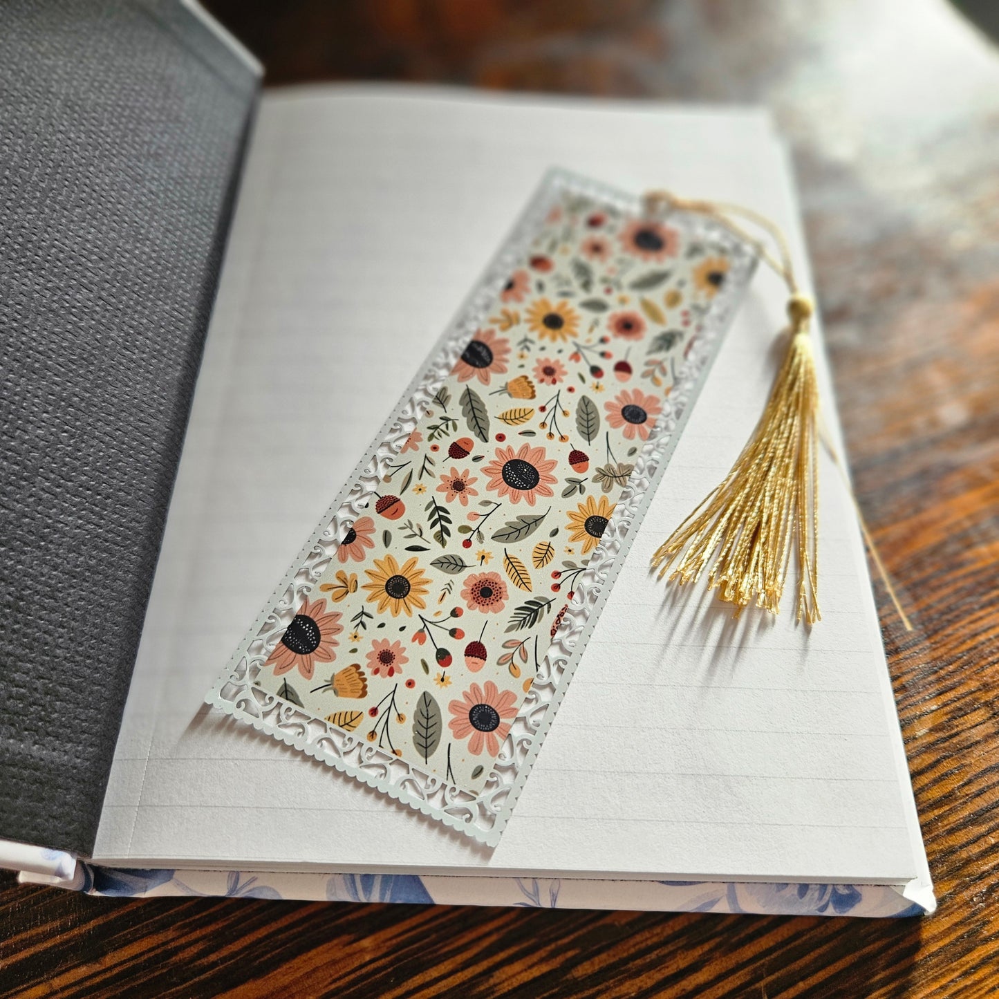Bookmark - Cute Fall Floral