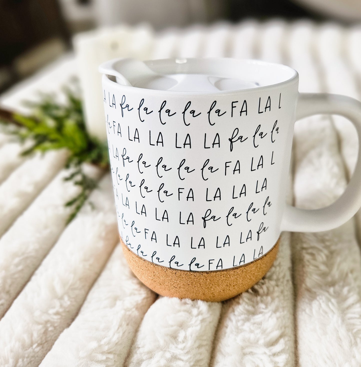 Christmas On-The-Go Travel Mug - Fa La La La La