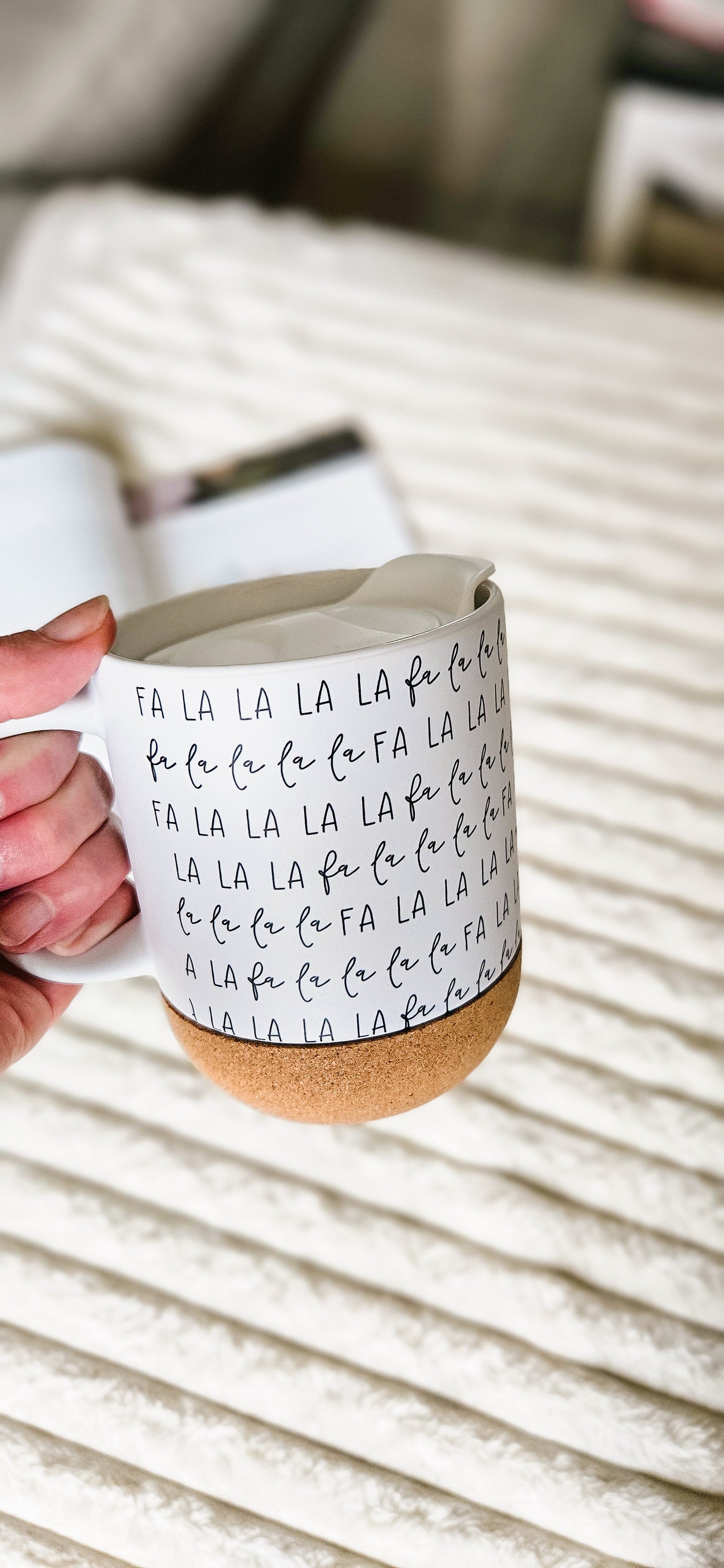Christmas On-The-Go Travel Mug - Fa La La La La