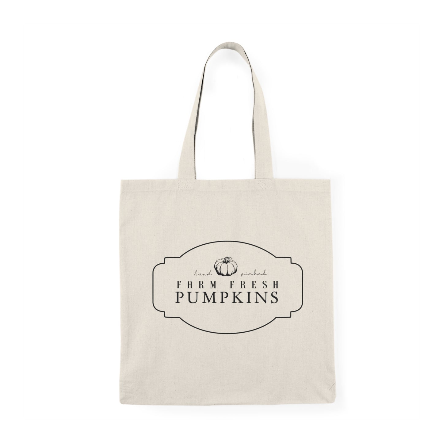 Farm Fresh Pumpkins Natural Tote Bag