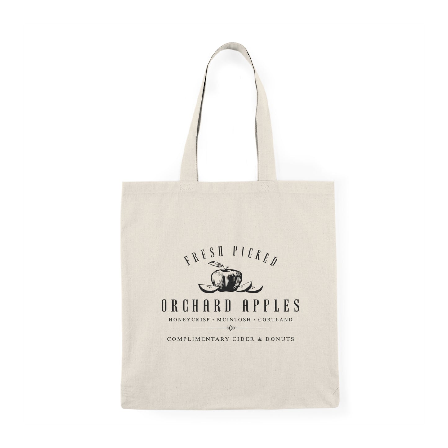 Fresh Picked Apples Natural Tote Bag
