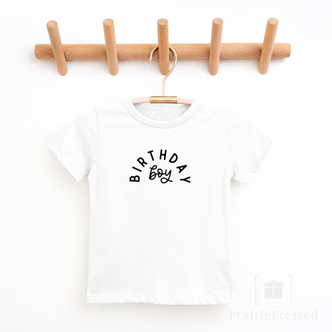 Birthday Boy Toddler's Fine Jersey Tee