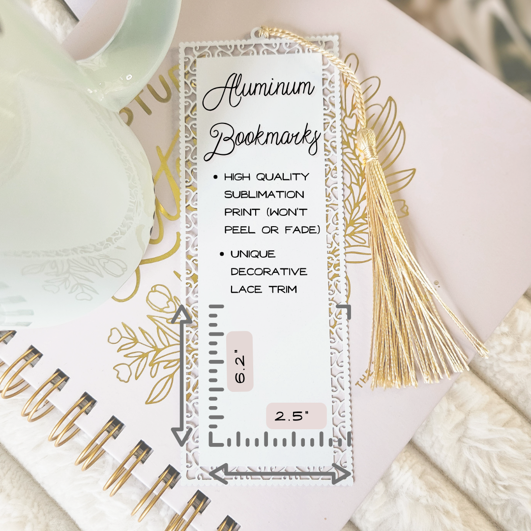 If Friends were Flowers - Friendship Aluminum Bookmark