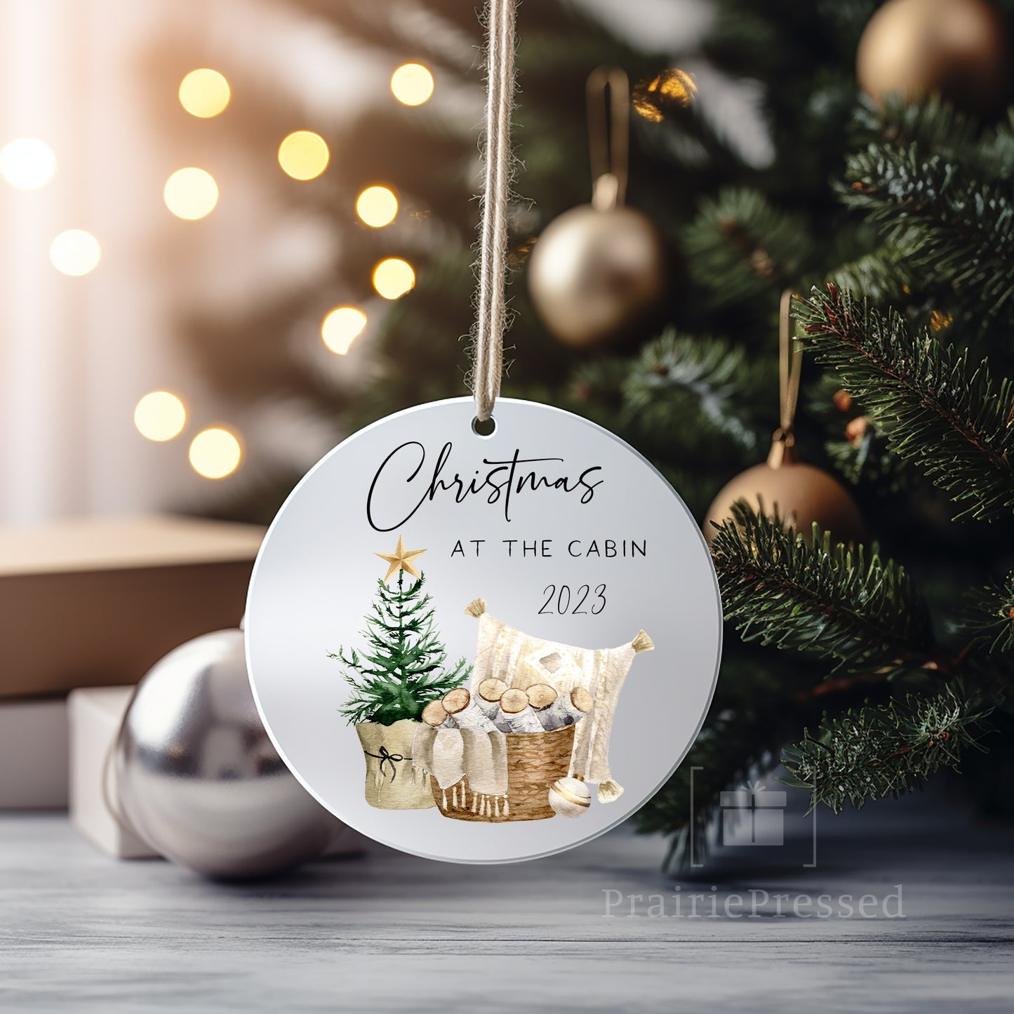 Christmas at the Cabin Ornament