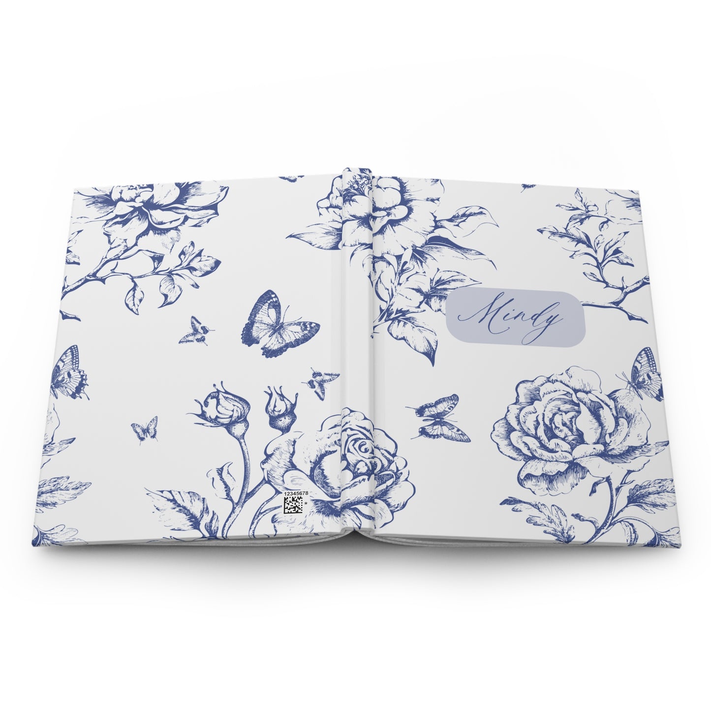 Chinoiserie Blue Floral Journal