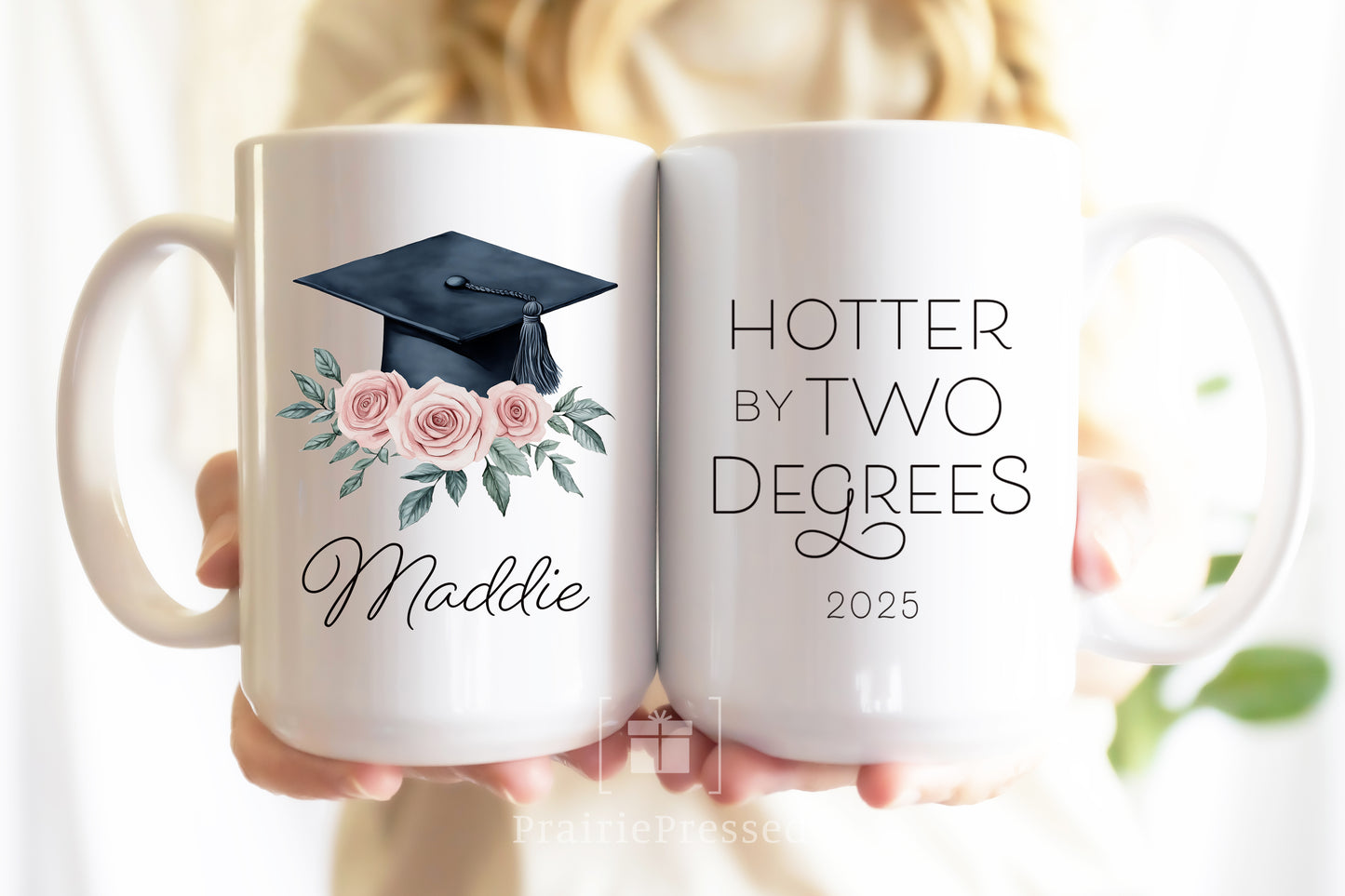 Hotter by Two Degrees Graduation Ceramic Mug