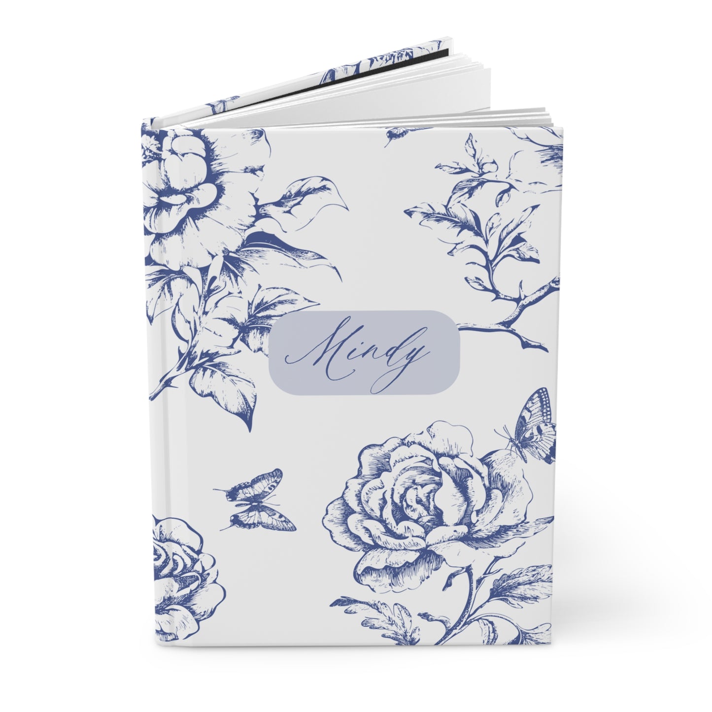 Chinoiserie Blue Floral Journal