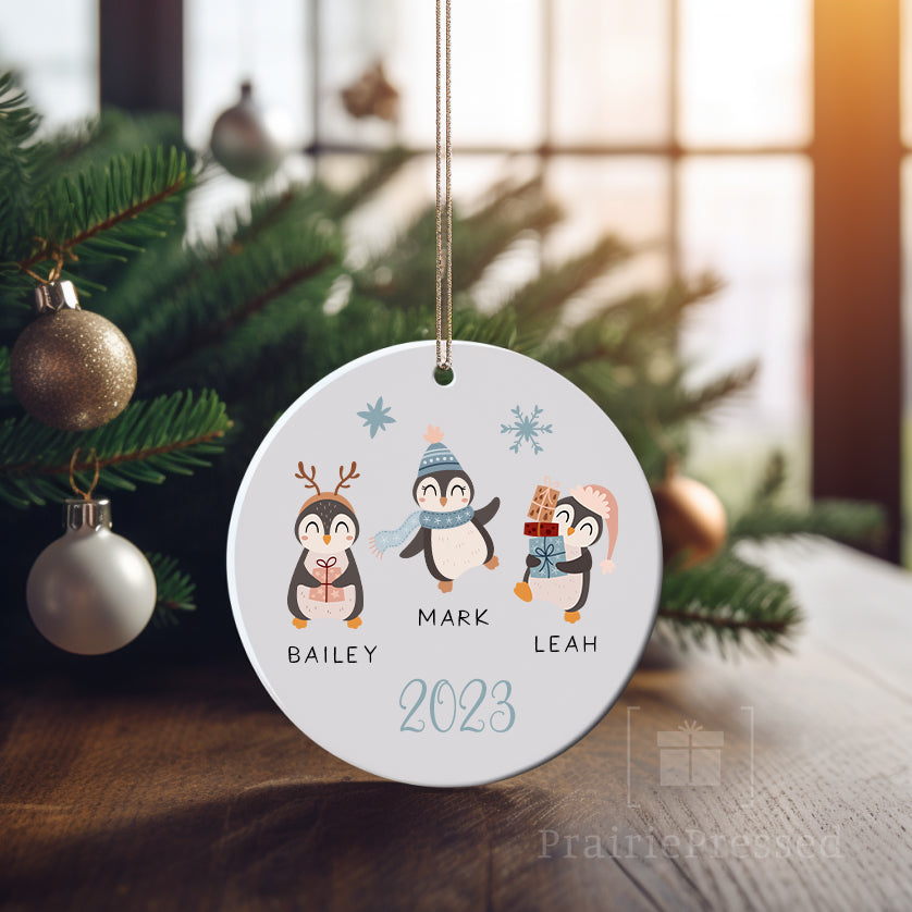 Penguin Ornament 2023 - 11 Penguin Options