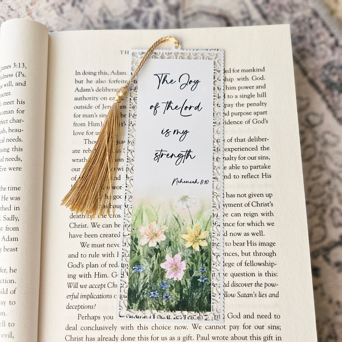 Bookmark - The Joy of the Lord is my Strength