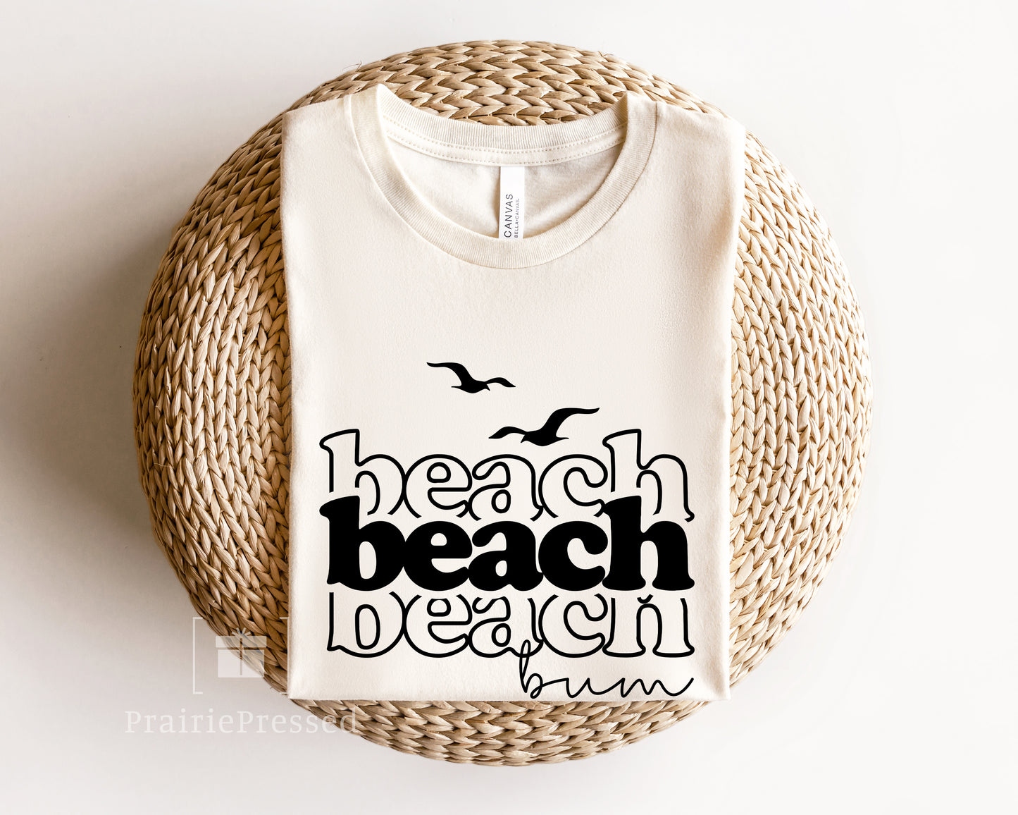 Beach Bum Bella Canvas Cotton T Shirt