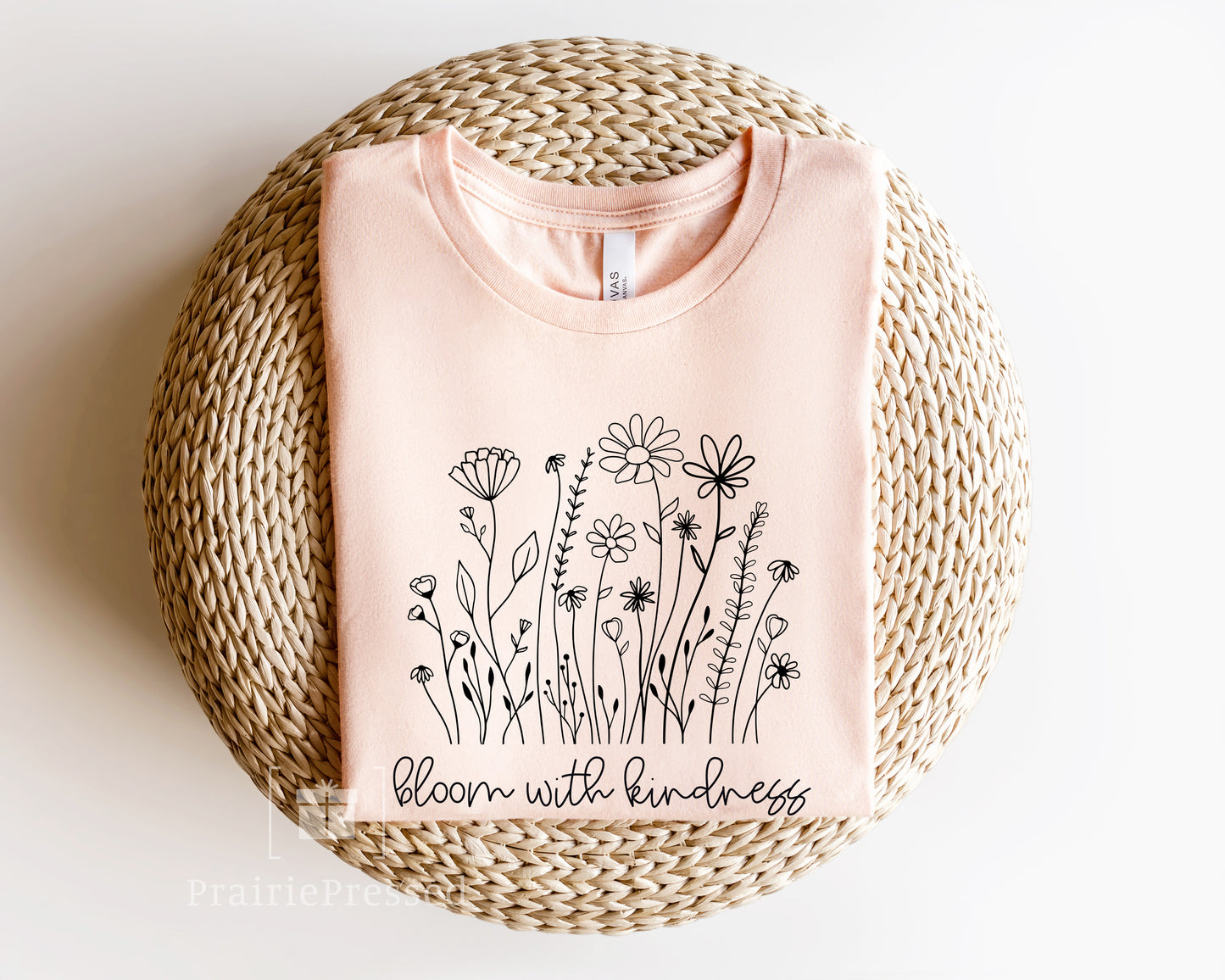 Bloom with Kindness Wildflower T Shirt