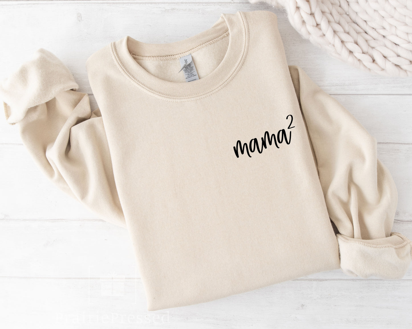 Mama to the Power of Custom Crewneck Sweatshirt
