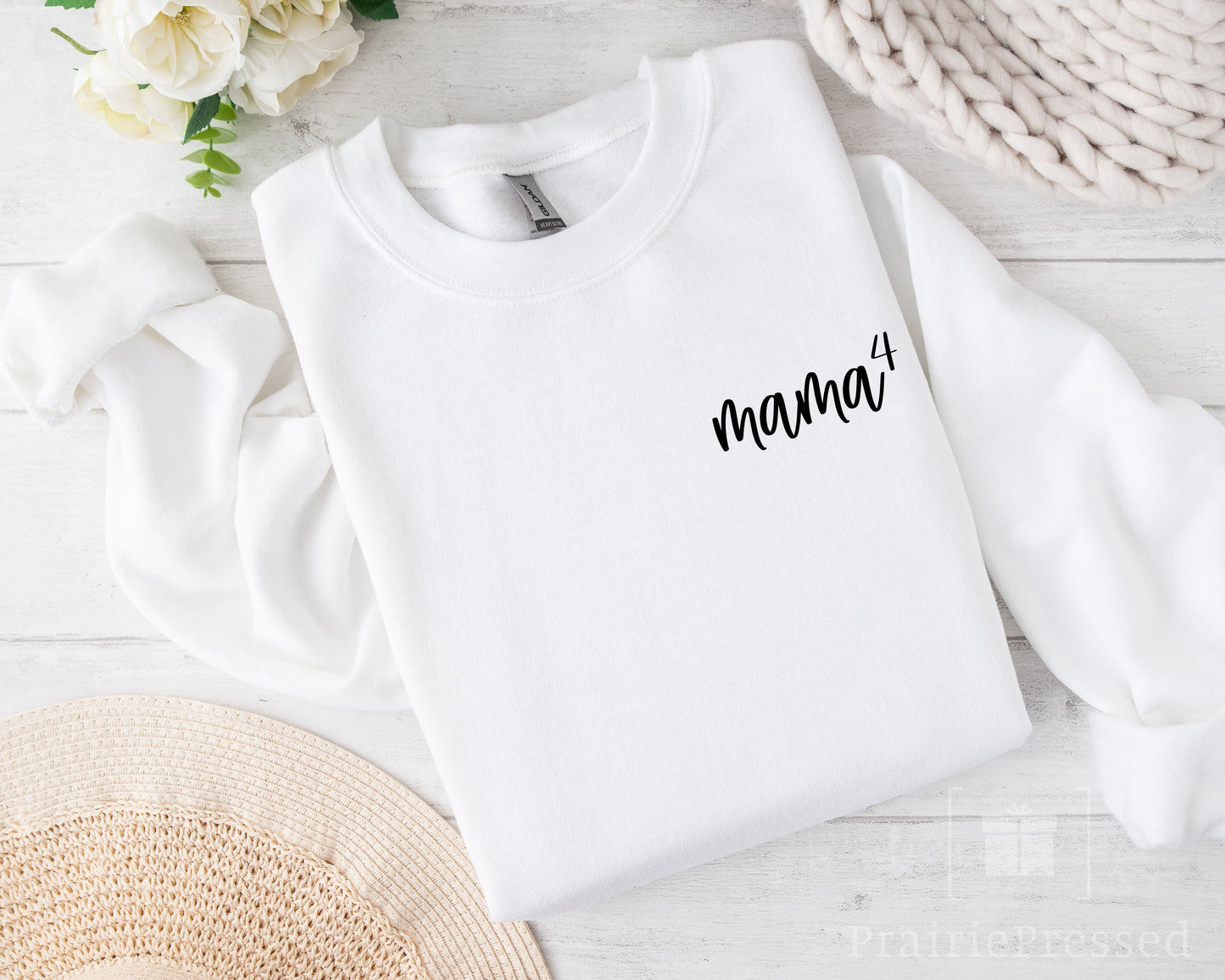 Mama to the Power of Custom Crewneck Sweatshirt