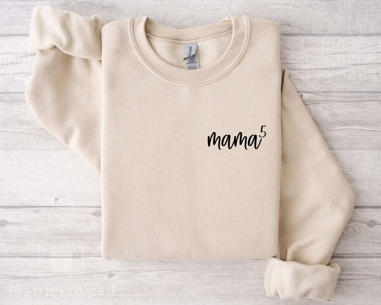 Mama to the Power of Custom Crewneck Sweatshirt