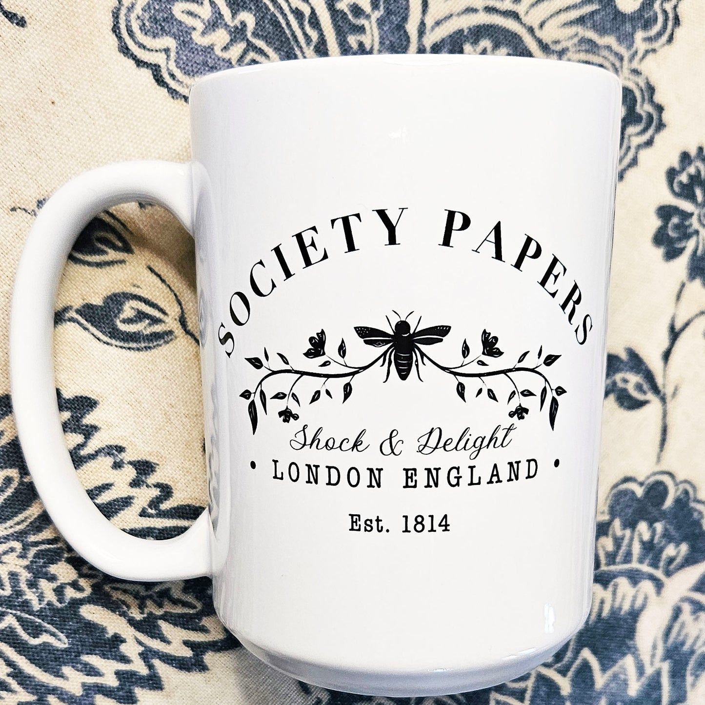 Society Papers Ceramic Coffee Mug