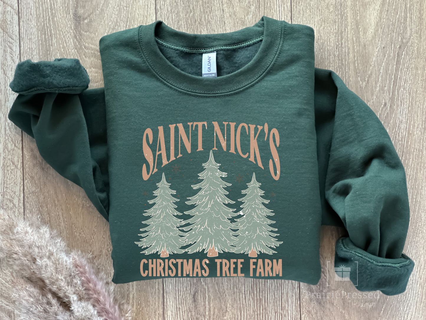 Saint Nick's Christmas Tree Farm Crewneck Sweatshirt