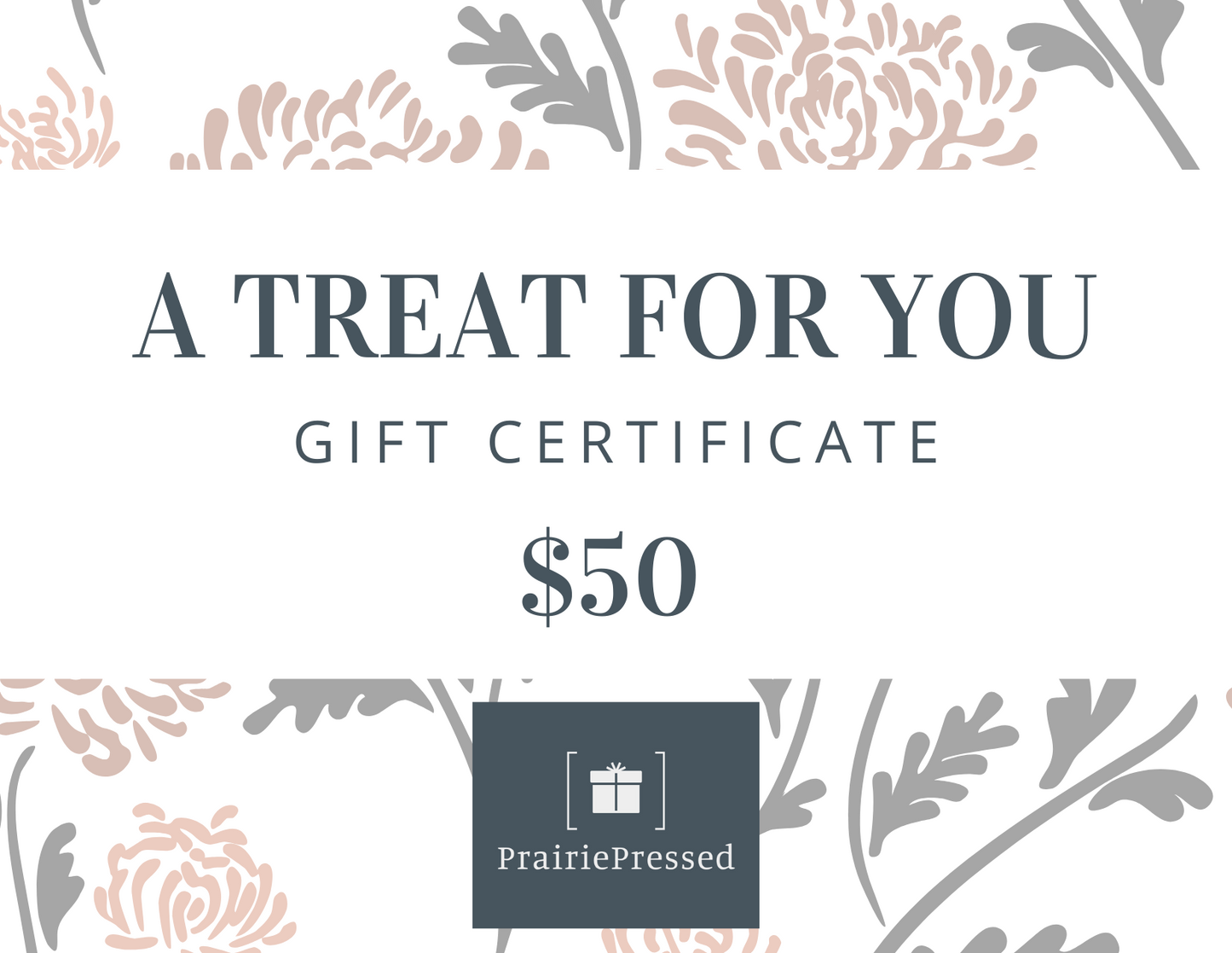 PrairiePressed Gift Card