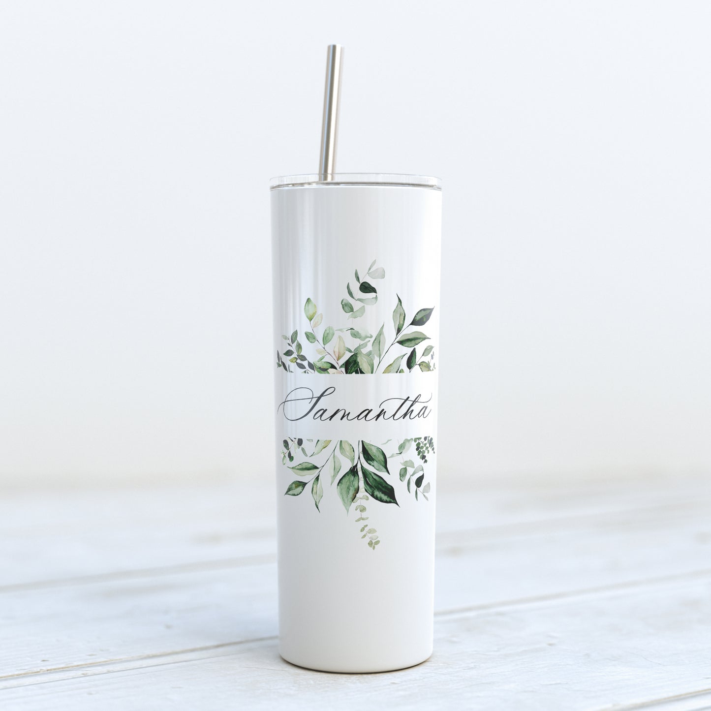 Custom Tumbler - Greenery