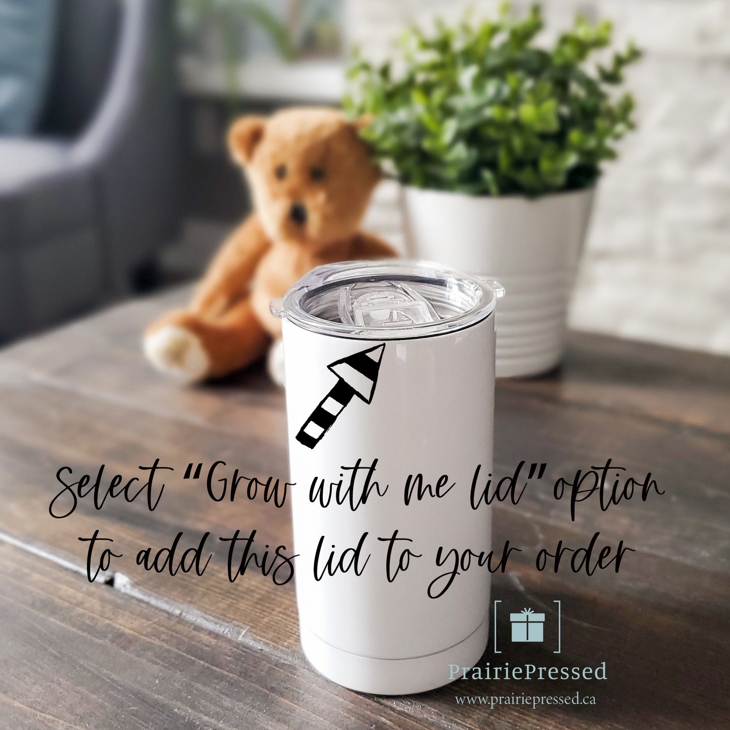 Watercolor Hearts Sippy Cup Tumbler