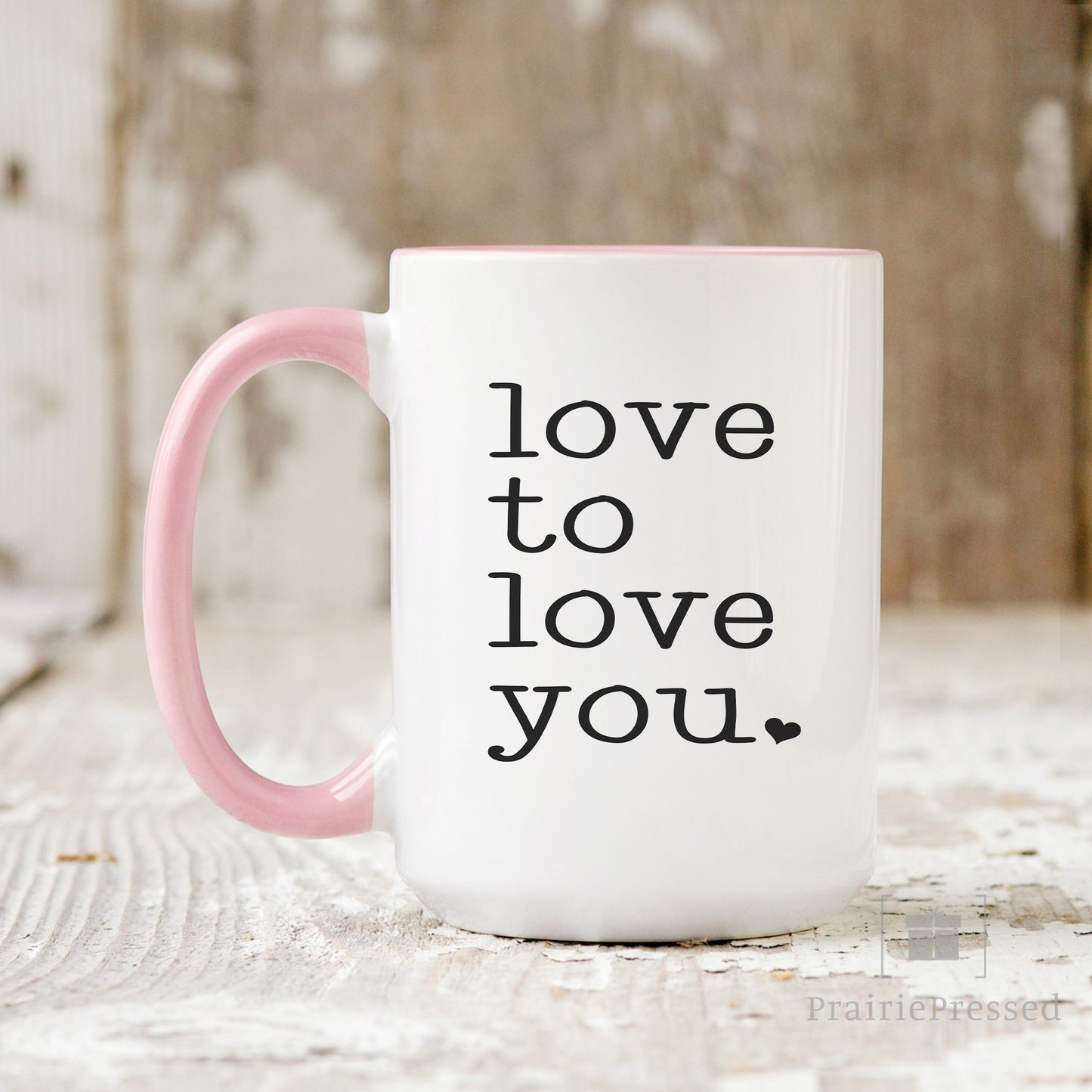 Love to Love You Ceramic Mug