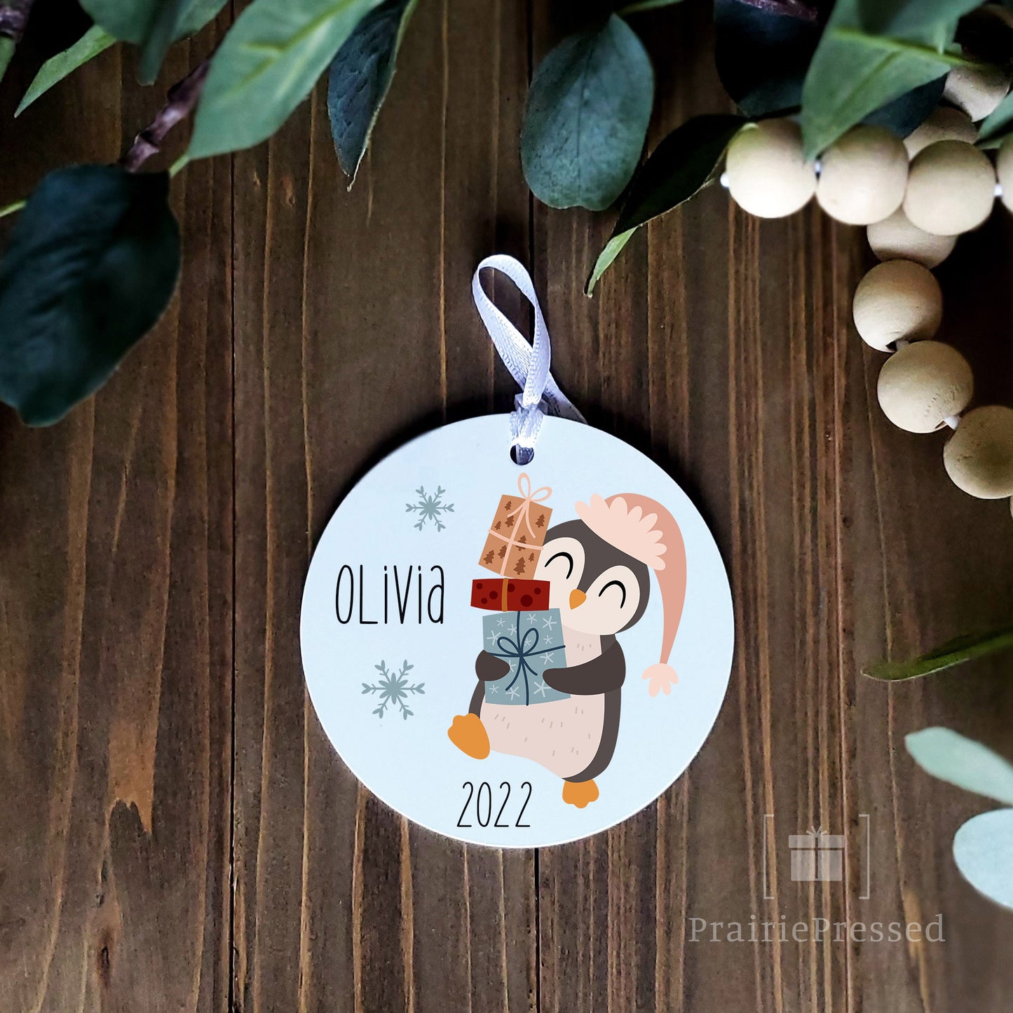 Penguin Christmas Ornament 2022