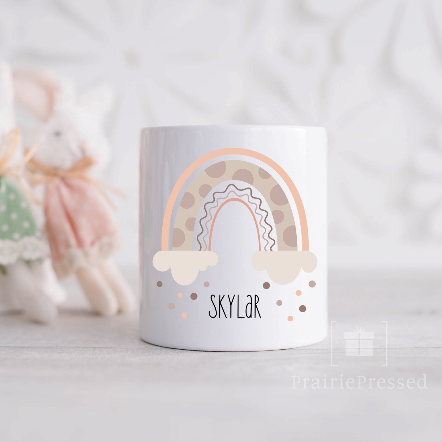 Coin Bank - Boho Rainbows