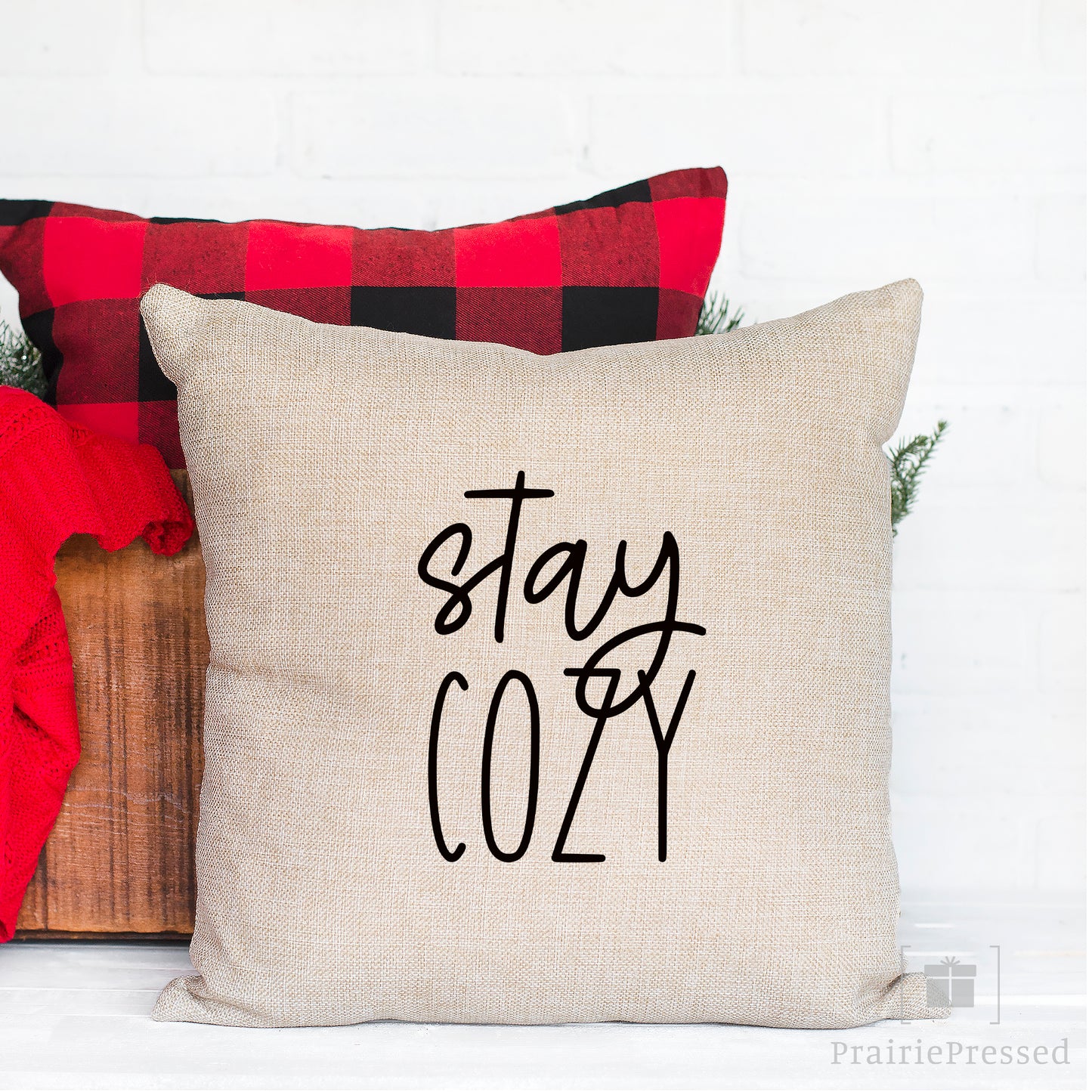 Stay Cozy Pillow Cover