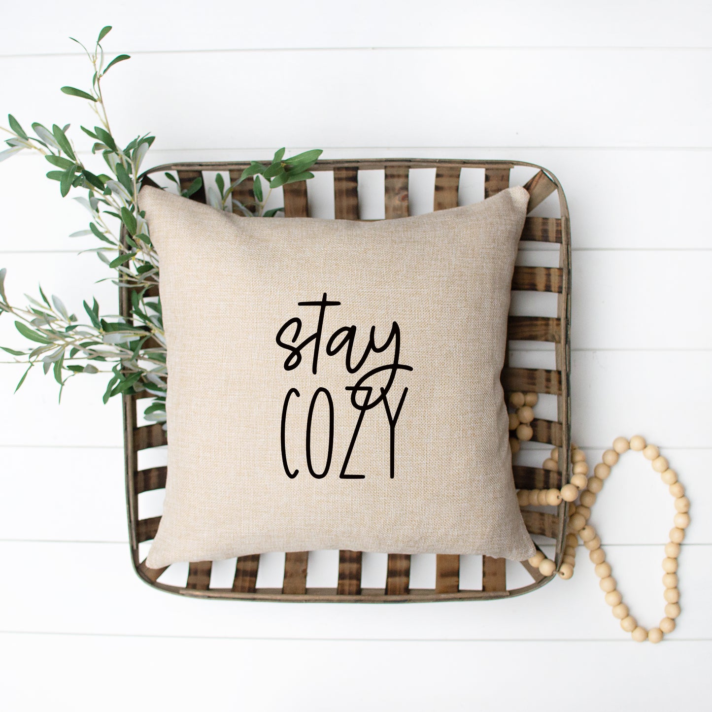 Stay Cozy Pillow Cover