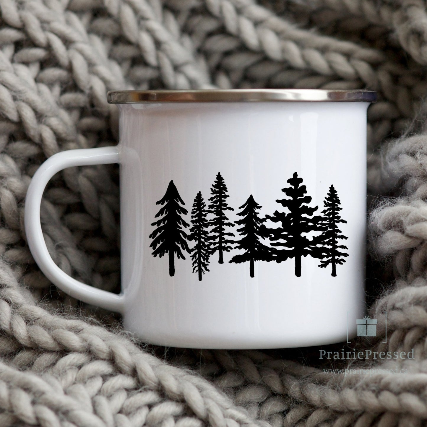 Forest Enamel Mug 12oz