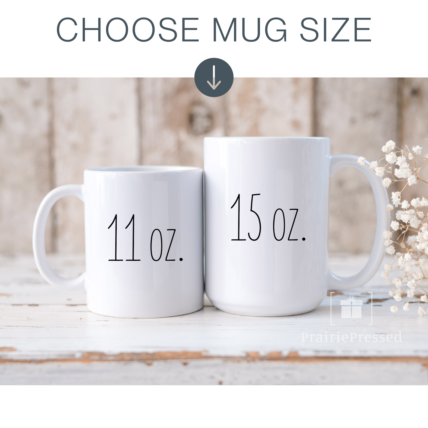 Mother of the Bride / Groom Mug - Delicate Widflower Ceramic Mug