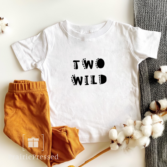 2nd Birthday - Two Wild Toddler's Fine Jersey Tee