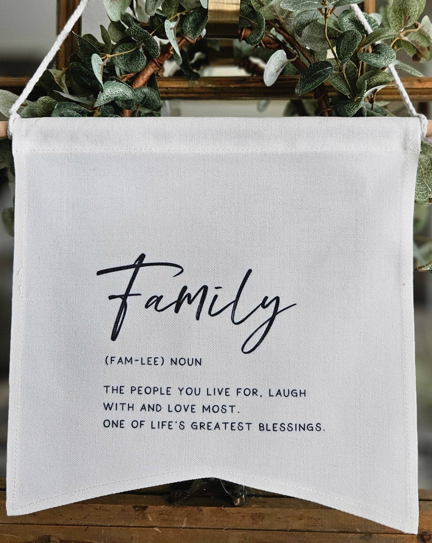 Family Definition Canvas Banner