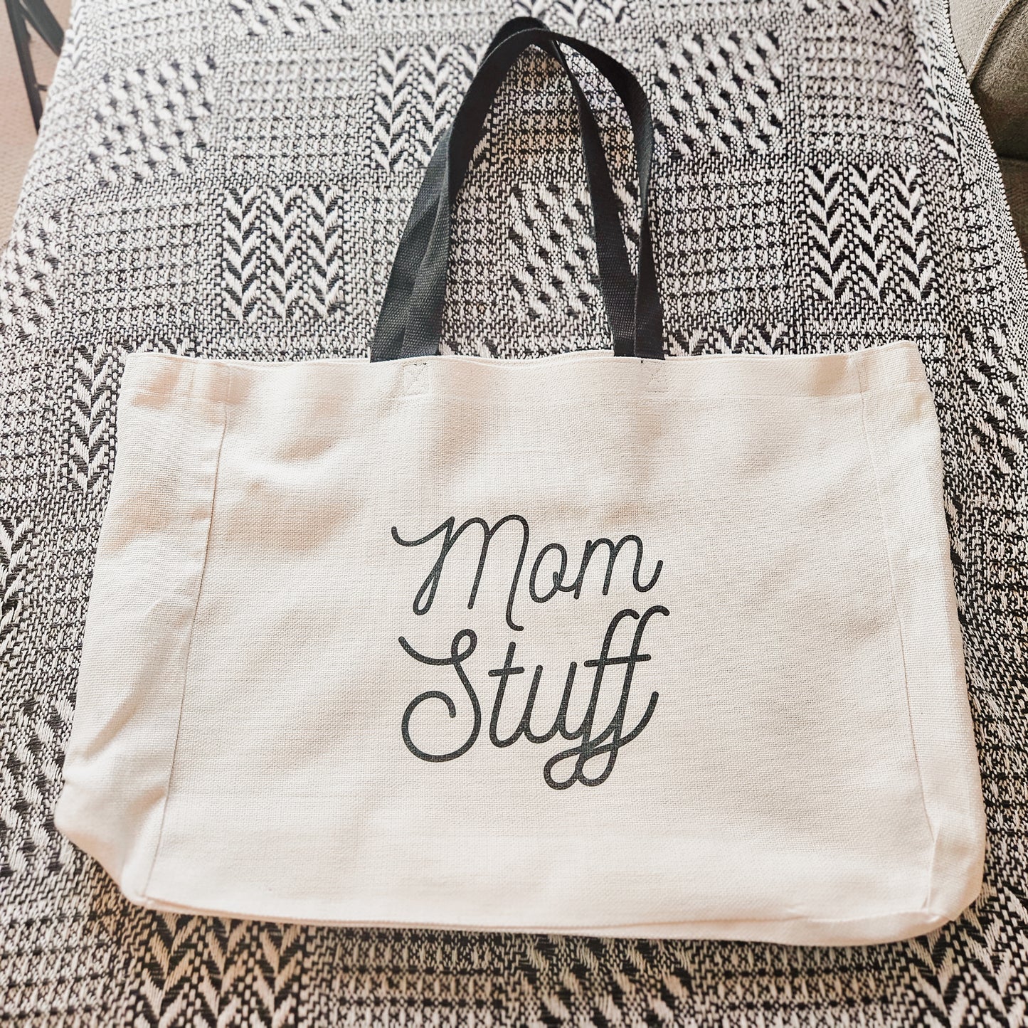 MOM STUFF - Large Canvas Bag