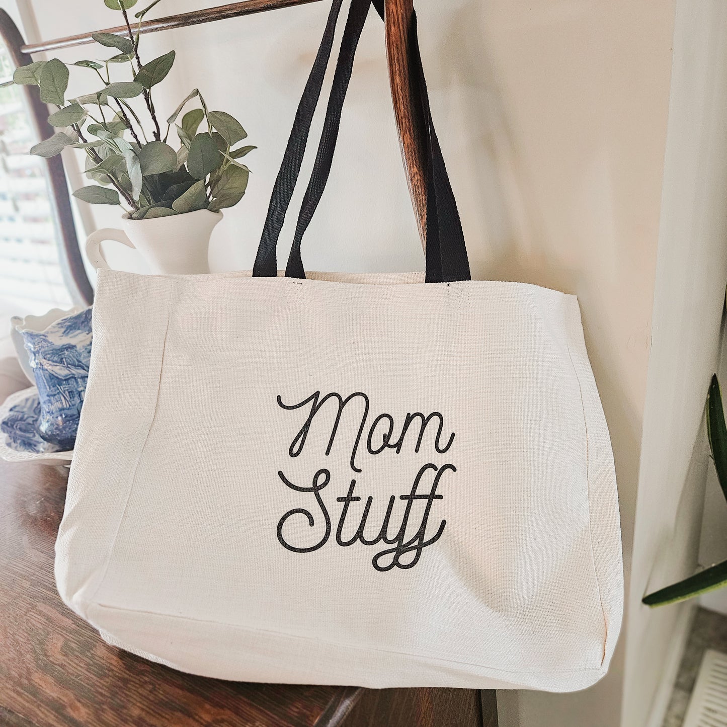 MOM STUFF - Large Canvas Bag