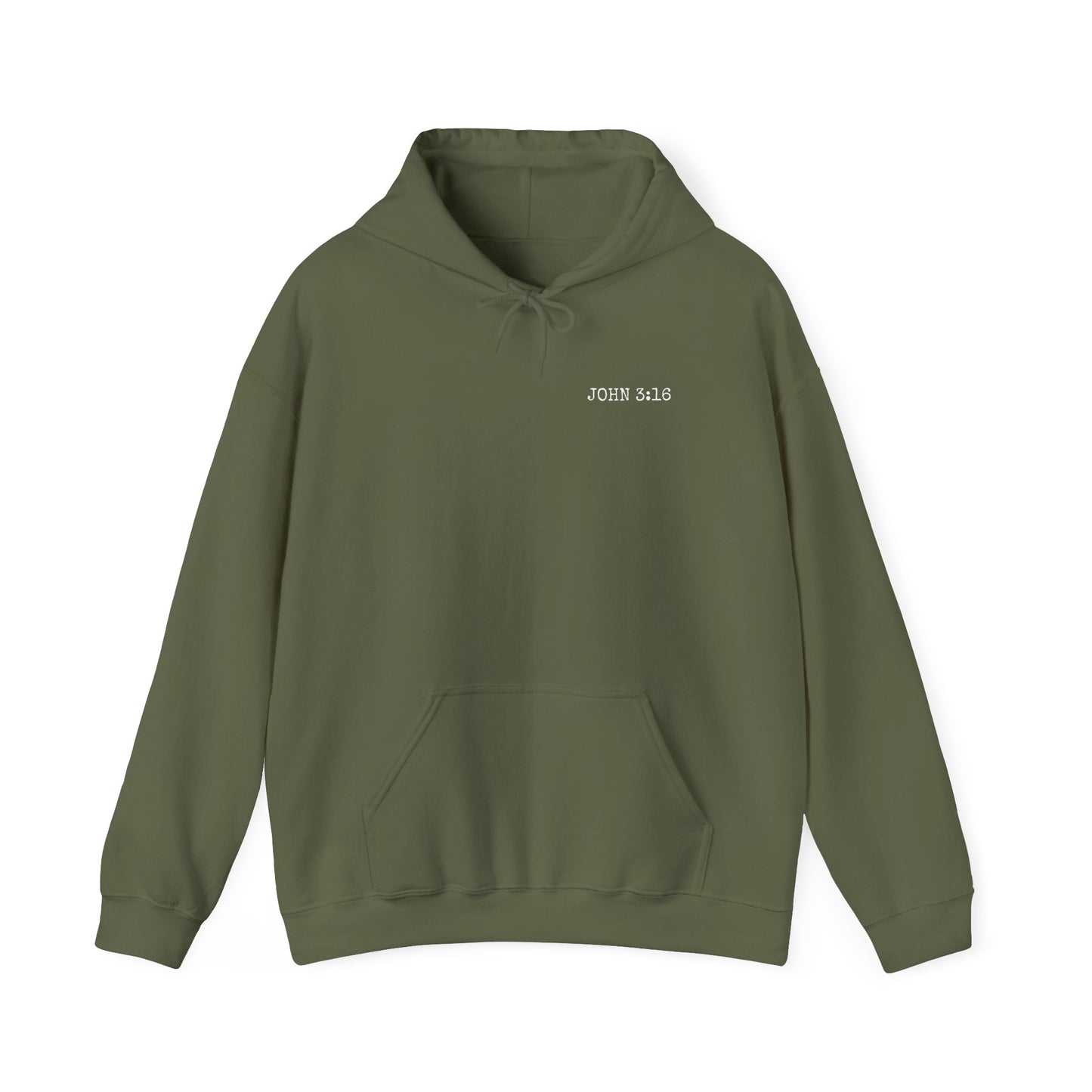 For God So Loved | John 3:16 Acronym Christian Hoodie | Faith-Based Apparel