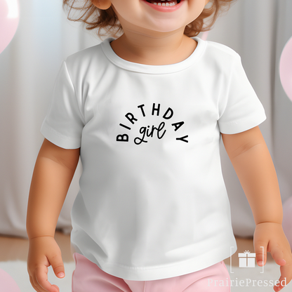 Birthday Girl Toddler's Fine Jersey Tee