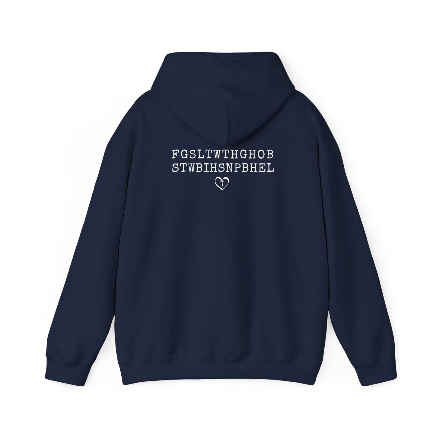 For God So Loved | John 3:16 Acronym Christian Hoodie | Faith-Based Apparel