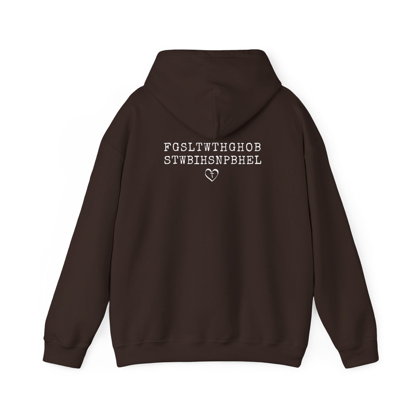 For God So Loved | John 3:16 Acronym Christian Hoodie | Faith-Based Apparel