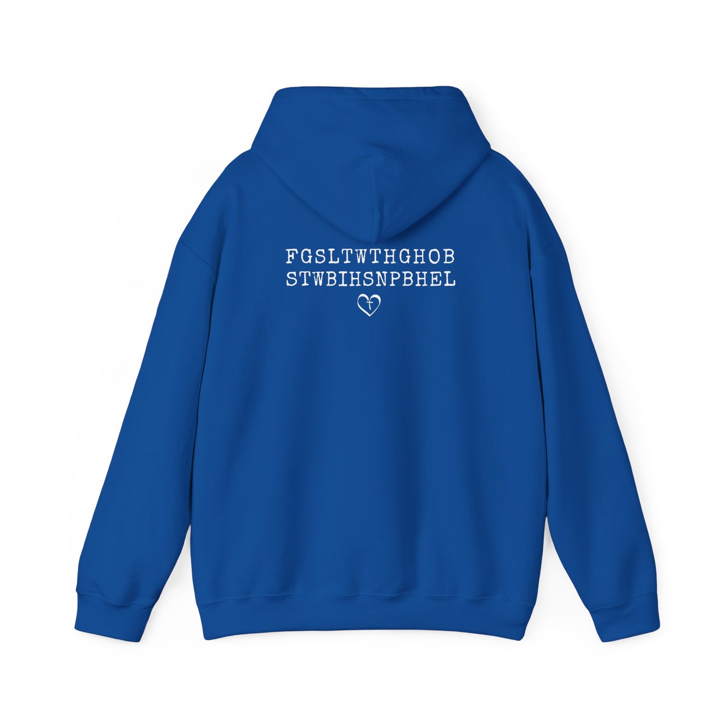 For God So Loved | John 3:16 Acronym Christian Hoodie | Faith-Based Apparel