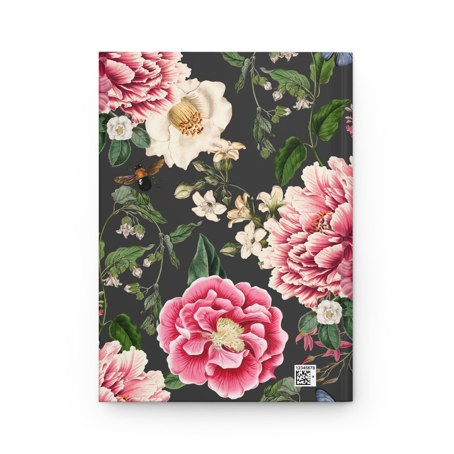 Gratitude Journal - Charcoal Vintage Floral