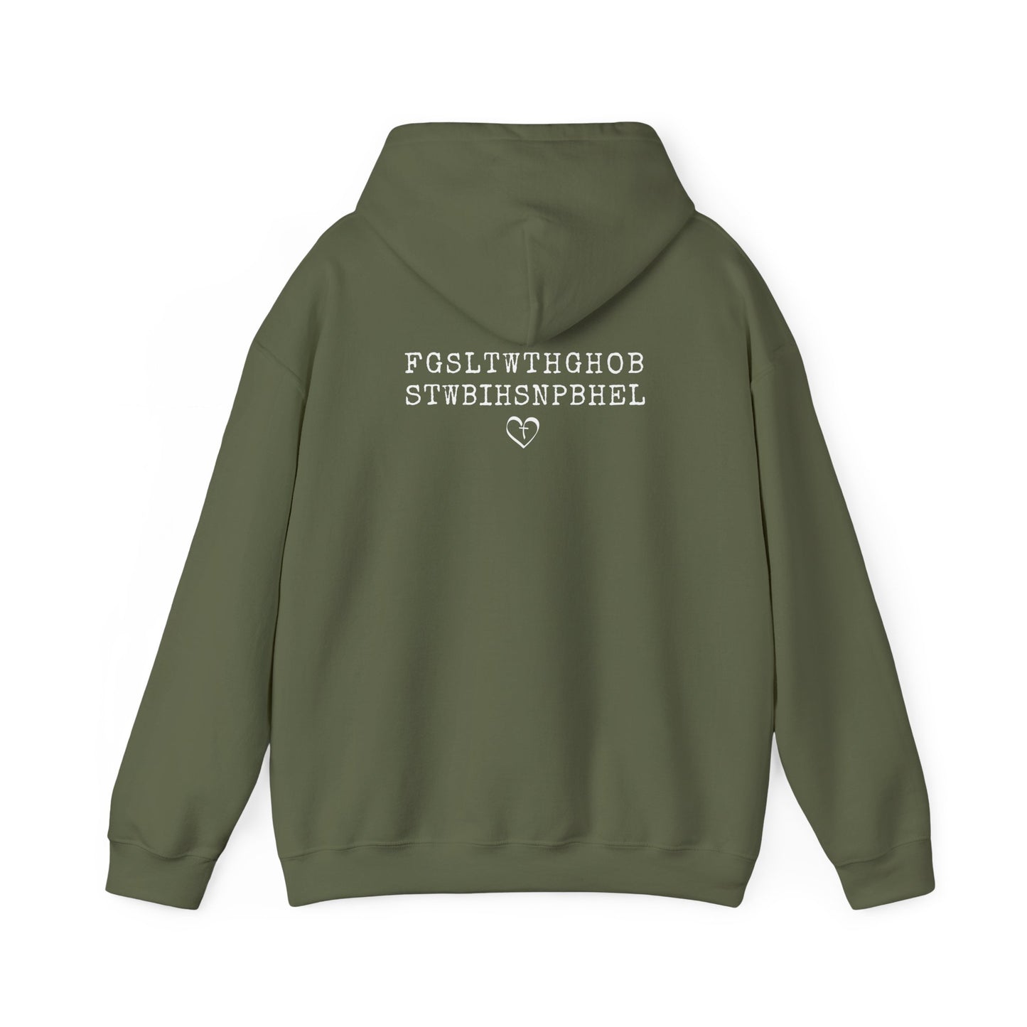 For God So Loved | John 3:16 Acronym Christian Hoodie | Faith-Based Apparel