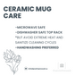 Amazing Grace Rustic Chipped Ceramic Mug
