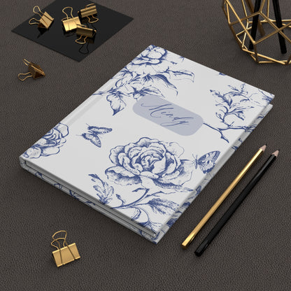 Chinoiserie Blue Floral Journal