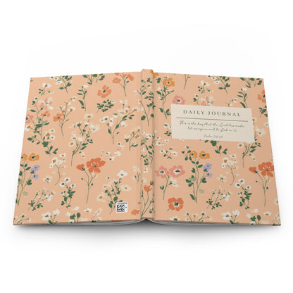 This is the Day that the Lord has Made - Daily Hardcover Journal Ditsy Floral