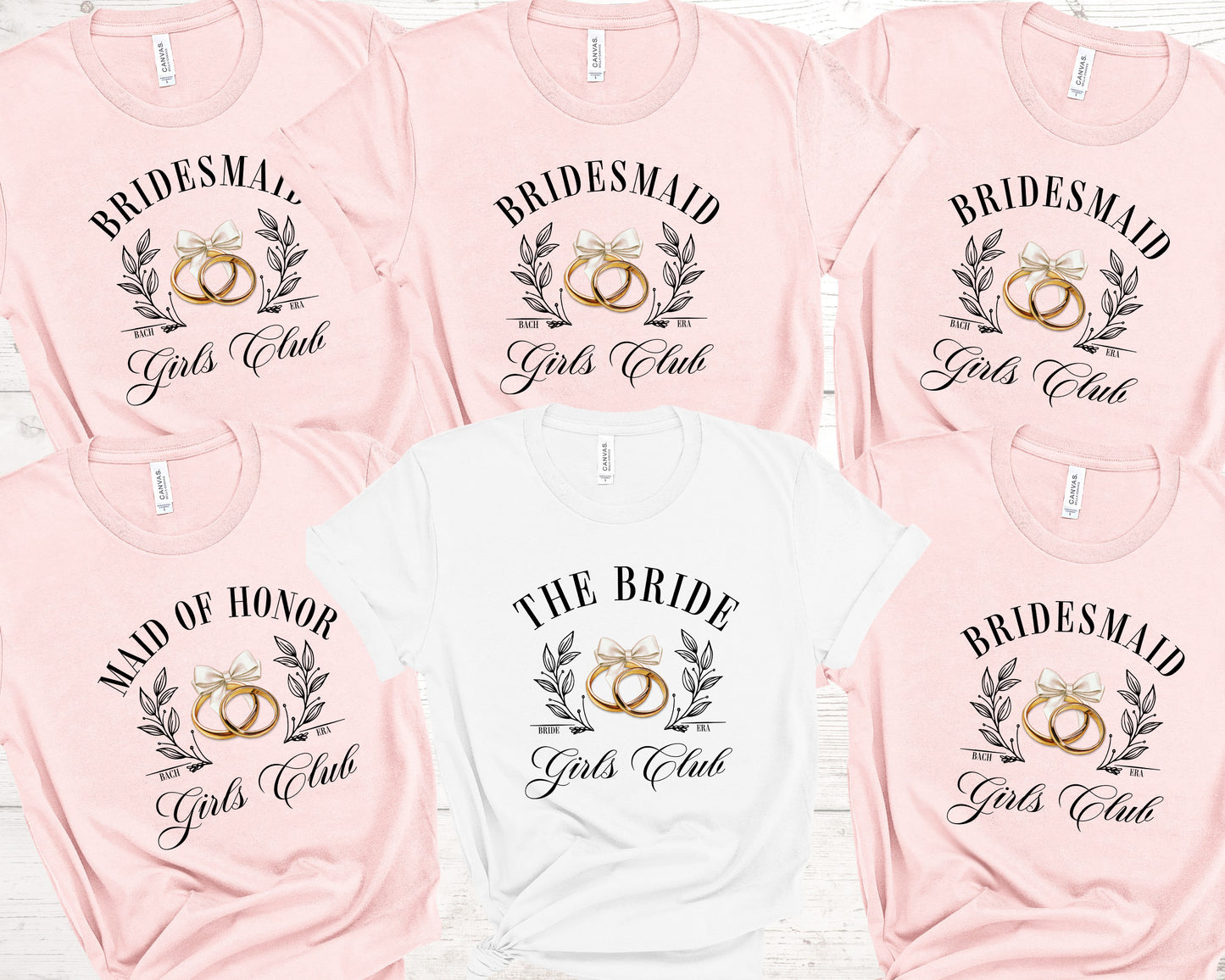 Bridesmaid Girls Club T Shirt