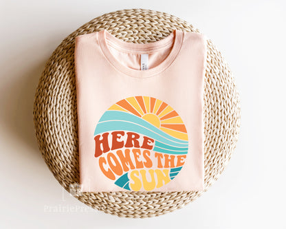 Here Comes the Sun Retro T Shirt